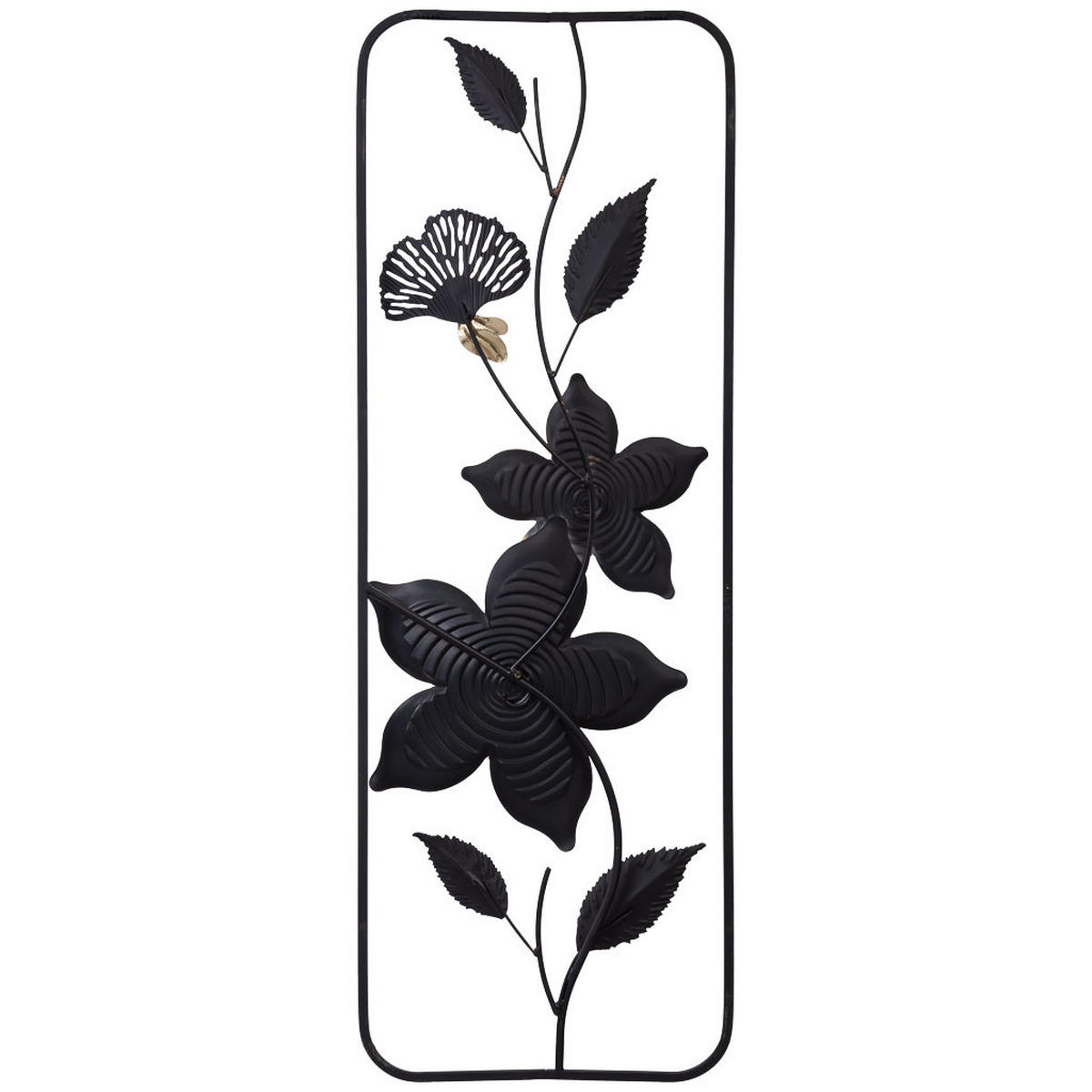 WANDDEKO-OBJEKT aus Metall, 31x90x4cm - Multicolor, Metall (31.1/3.8/89.5cm) - Wanderlust