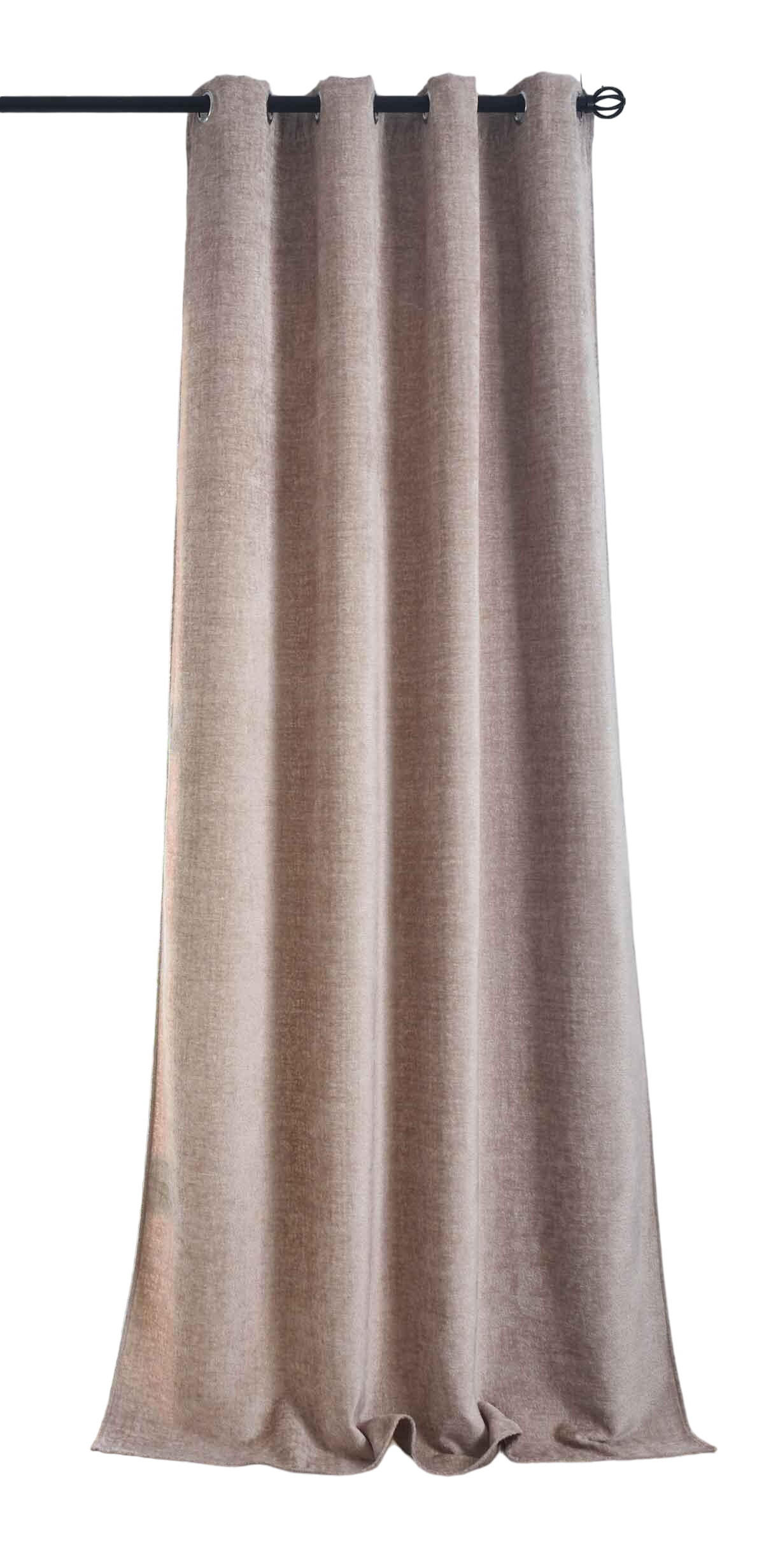 VORHANG NÜRNBERG HxB 245x135 cm Beige - Beige, Textil (135/245/245cm) - Gardinenbox