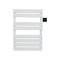 HANDTUCHTROCKNER Weiß mit Elektrosystem und Wandhalterung 500 W - Weiß, Metall (56/79/6cm) - Purline