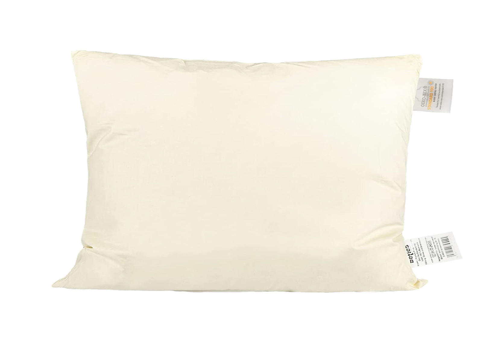 DAUNENKISSEN PublikSoft 40/60 cm - Beige/Creme, Naturmaterialien/Textil (40/60cm) - beties Heimtextil