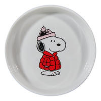 DEKOTELLER Peanuts Snoopy mit Jacke - Weiß, Keramik (2cm) - Butlers