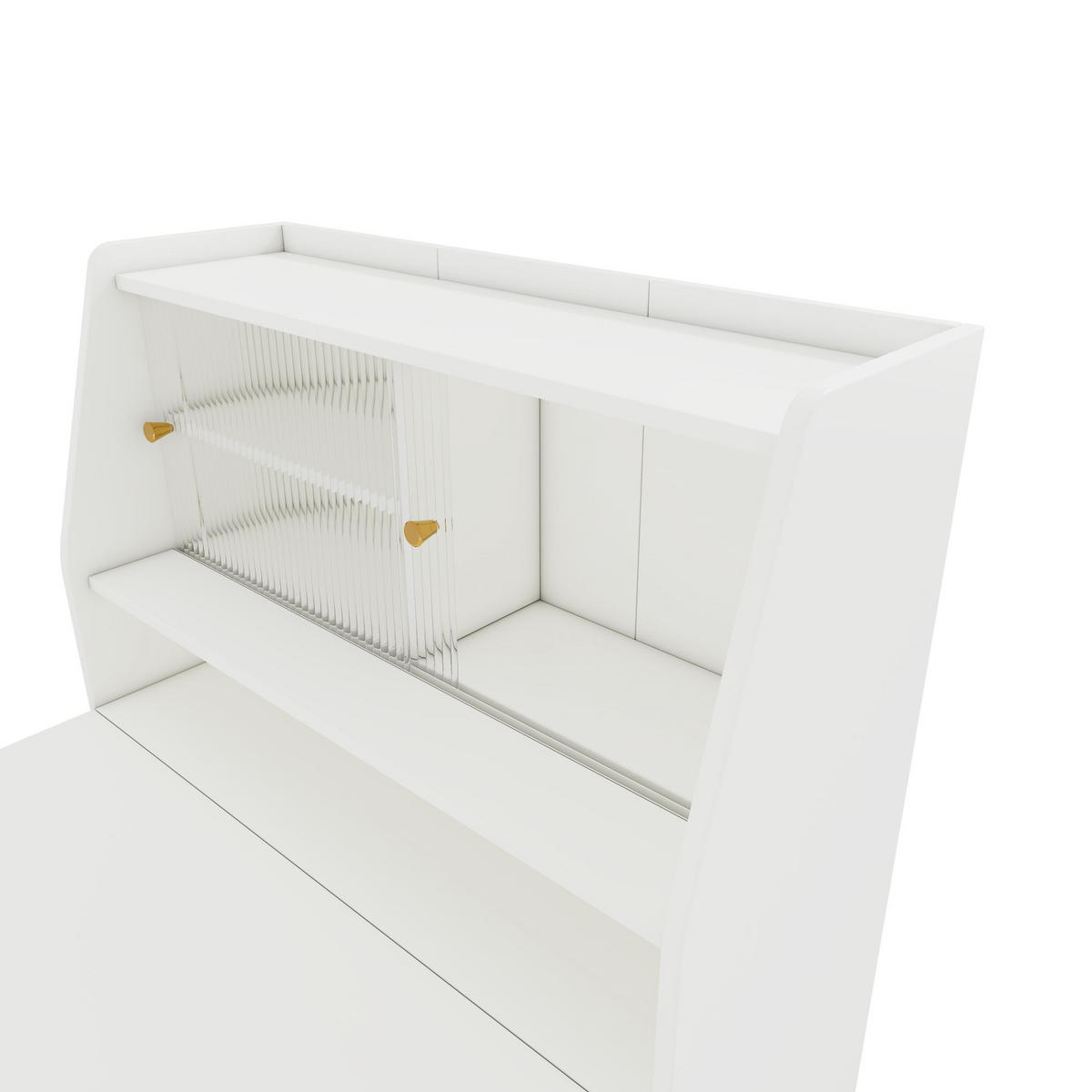 AUSZIEHTISCH Weiß 52-132.5/80/76 cm - Weiß, Holz (80/52/76cm) - PANGIVO