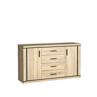 KOMMODE Dallas D-1 Eiche Sonoma - Sonoma Eiche, Holzwerkstoff (157/91/45cm)
