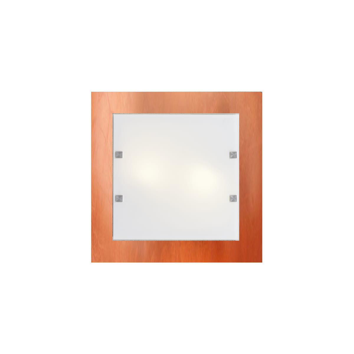 DECKENLEUCHTE - Kupferfarben, Metall (41/41/6cm) - Lumicom