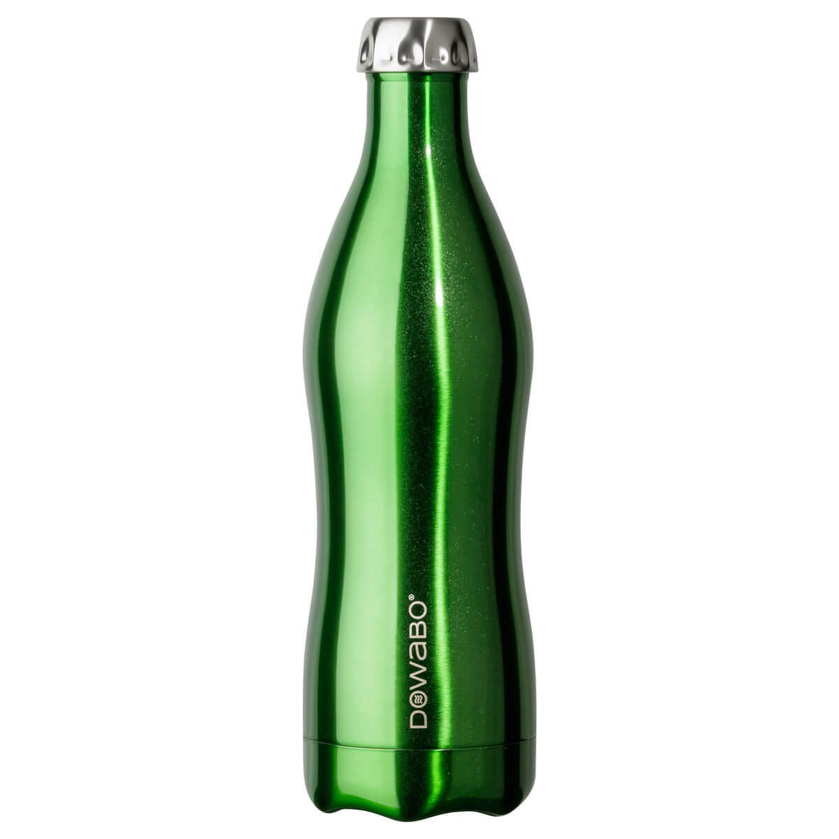ISOLIERFLASCHE Dowabo - Grün, Metall (0.75L) - Dowabo