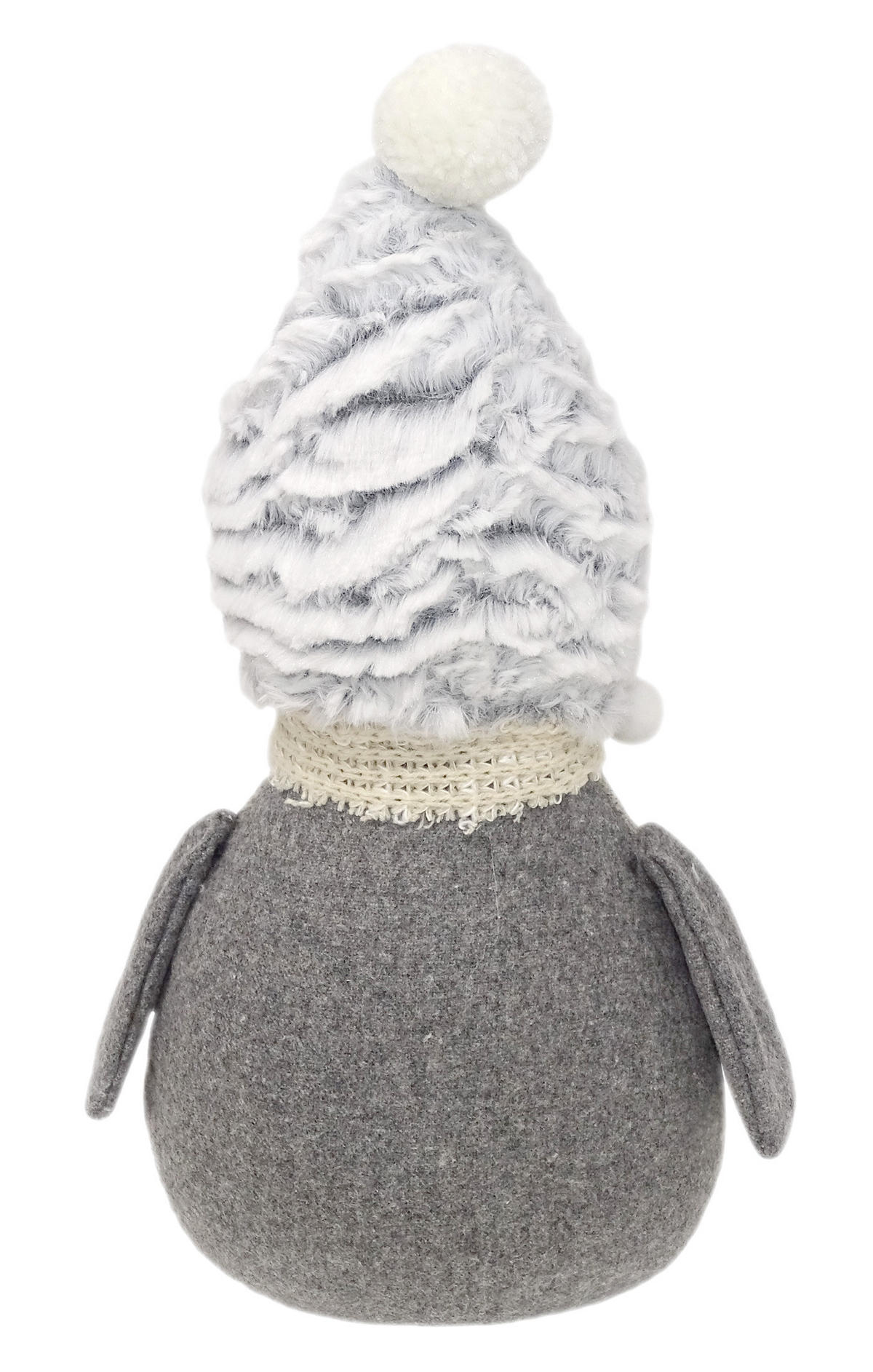 TÜRSTOPPER Pinguin Snowy - Grau, Textil (14/8cm) - Lashuma