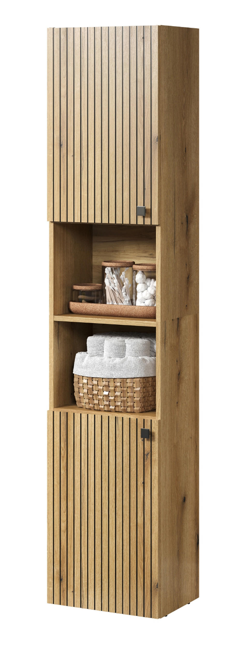 Top.Furn Hochschrank Eiche 40x186x3 cm