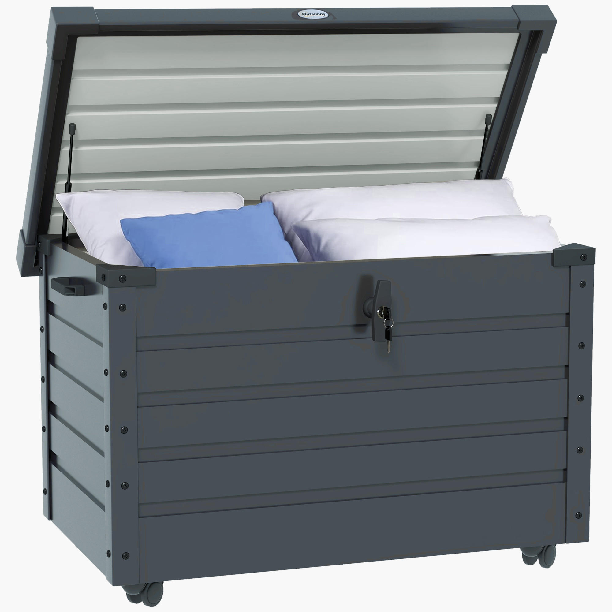 ComfortXL Gartenbox Grau 62x65x100 cm