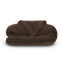 KUSCHELDECKE MIT ÄRMELN 130 x 180 cm Braun - Braun, Textil (180/130cm)
