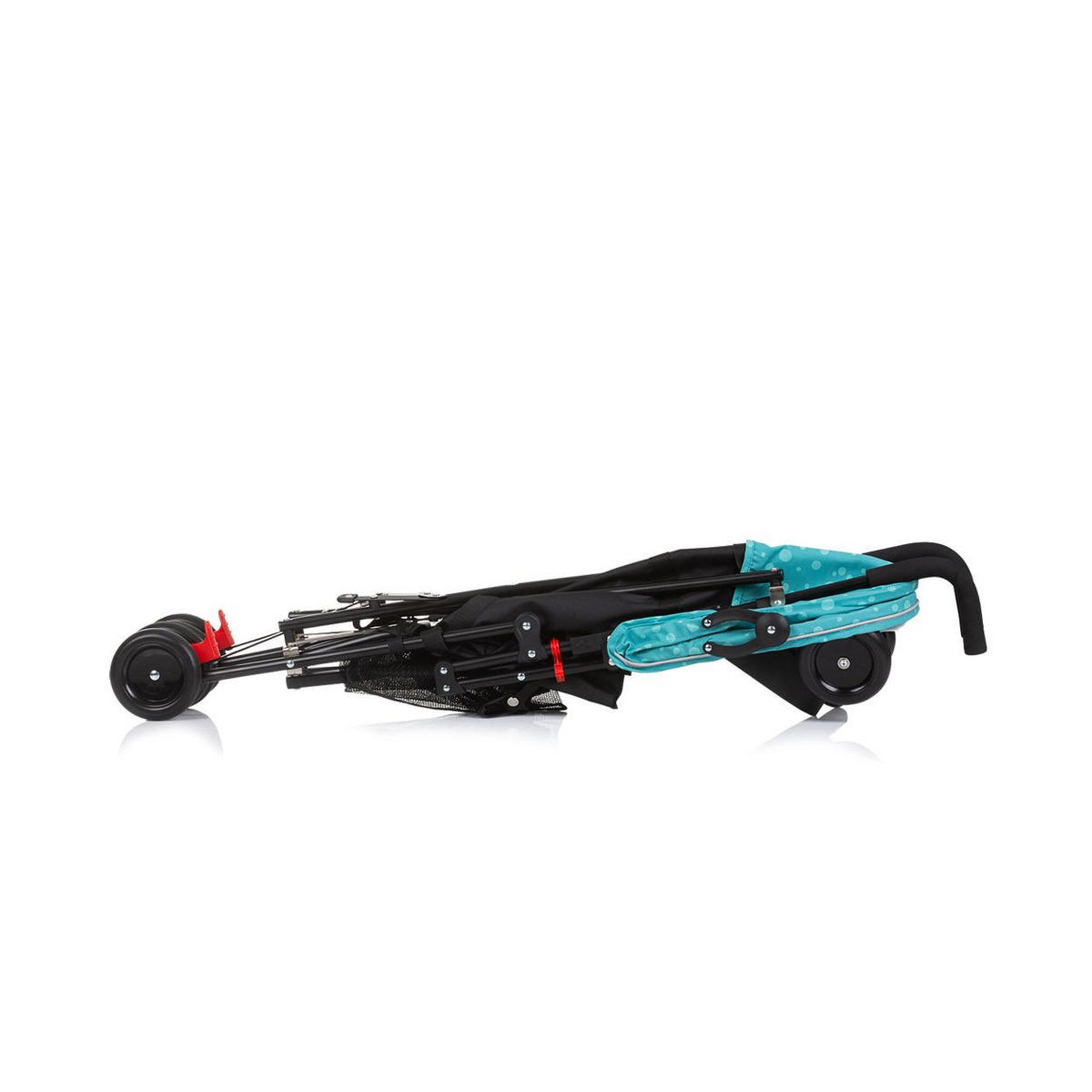 BUGGY Amaya türkis Sonnendach verstellbar, faltbar, Korb - Türkis, Metall (80/43/98cm) - Chipolino