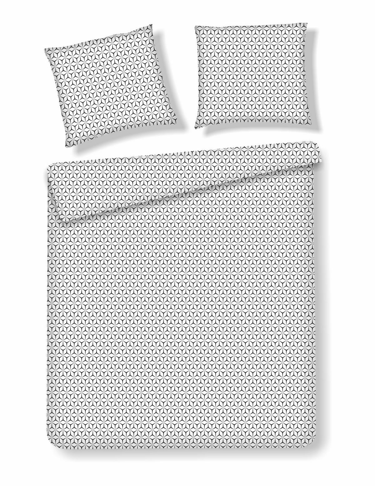 BETTWÄSCHE Virelli - Schwarz, Textil (200/220cm) - home&you