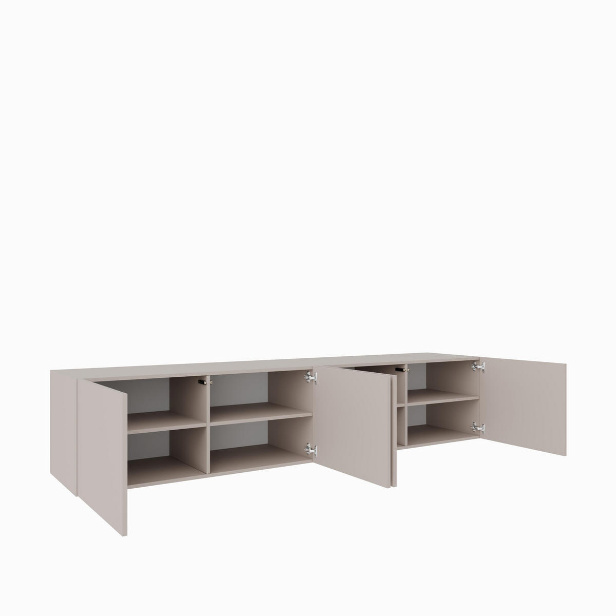 TV-SCHRANK Leo 200 cm (2x100) viertürig, artisan - Eiche Artisan, Kunststoff (200/40/41cm) - Margaret Hadas24