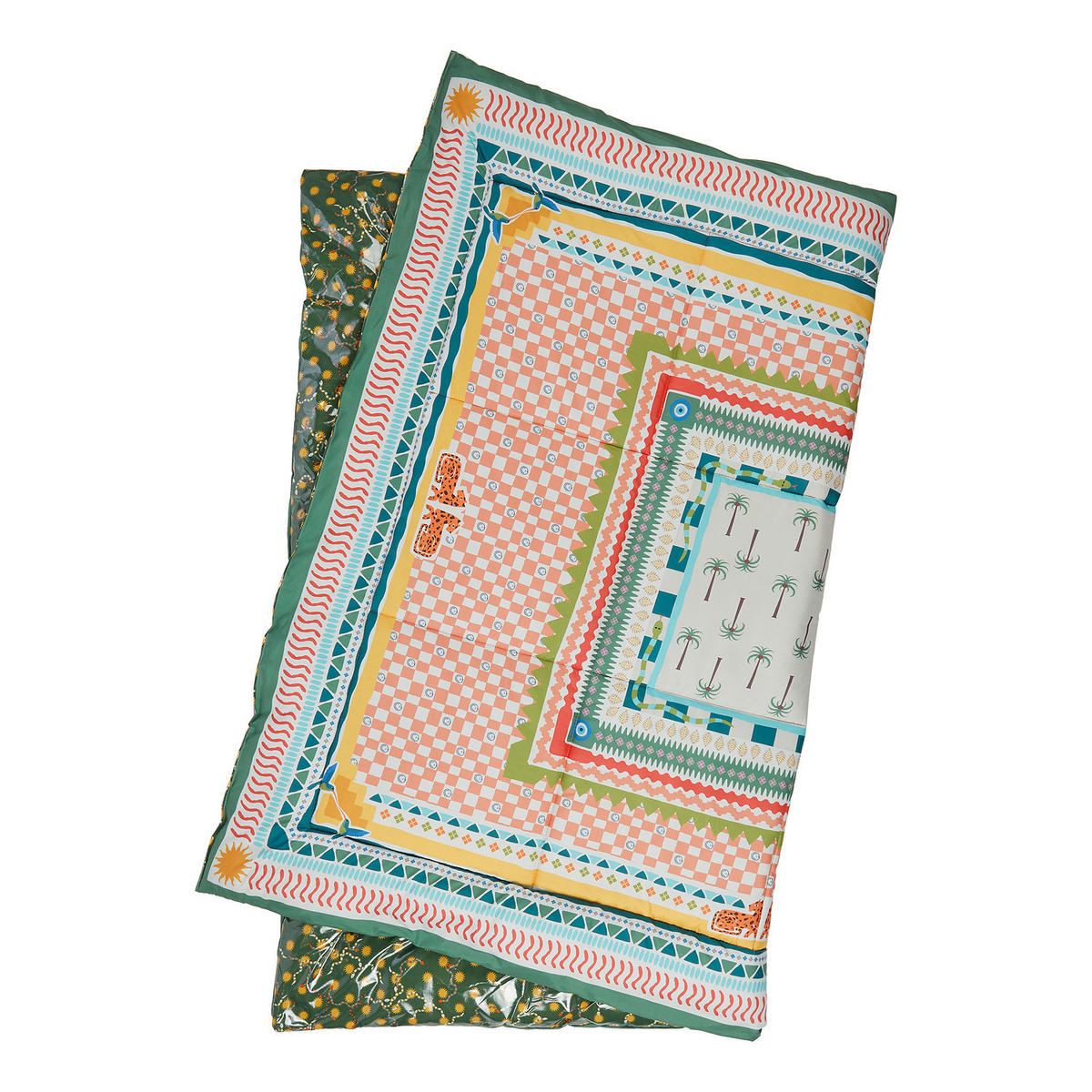 PICKNICKDECKE Picnic Deluxe - Multicolor, Kunststoff/Textil (140/180cm) - Butlers