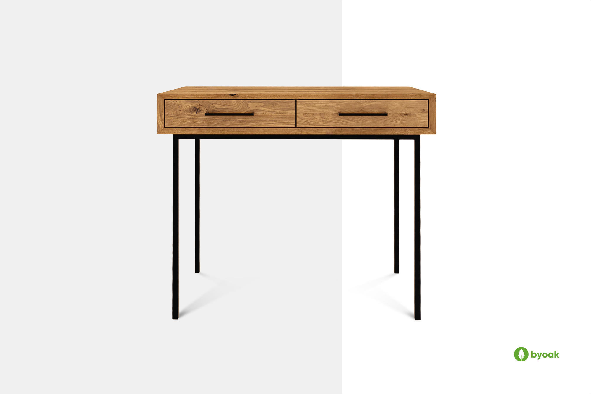 SCHMINKTISCH LEON Kernbuche - Kernbuche, Holz (45/97/80cm) - byoak