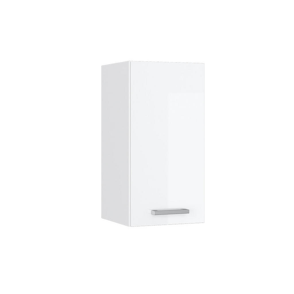 Vicco UNIVERZÁLNÍ NÁSTĚNNÁ SKŘÍŇKA R-Line Bílá vysoký lesk 30 cm s dvířky