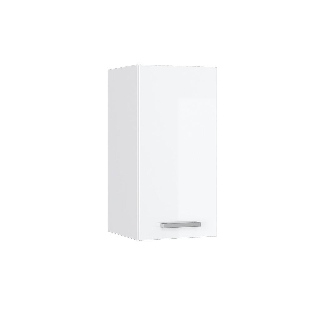 HÄNGESCHRANK R-Line Weiß Hochglanz 30 cm - Weiß Hochglanz/Weiß, Holzwerkstoff (30/60/31cm) - Vicco
