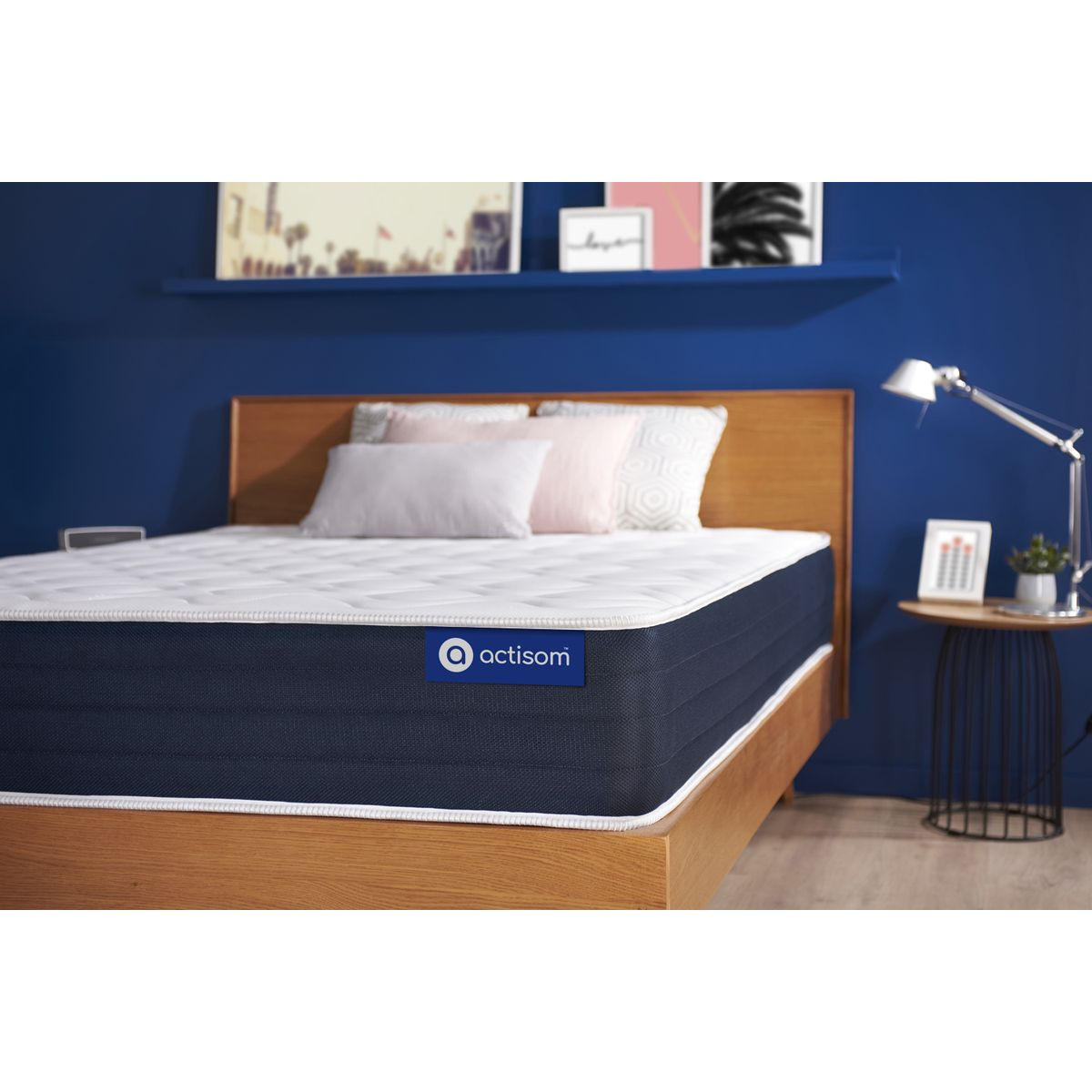 MATRATZE Actiflex sleep Taschenfederkern und Memory-Schaum 100 x 190 cm h2 - Weiß, Textil (100/190cm) - ACTISOM
