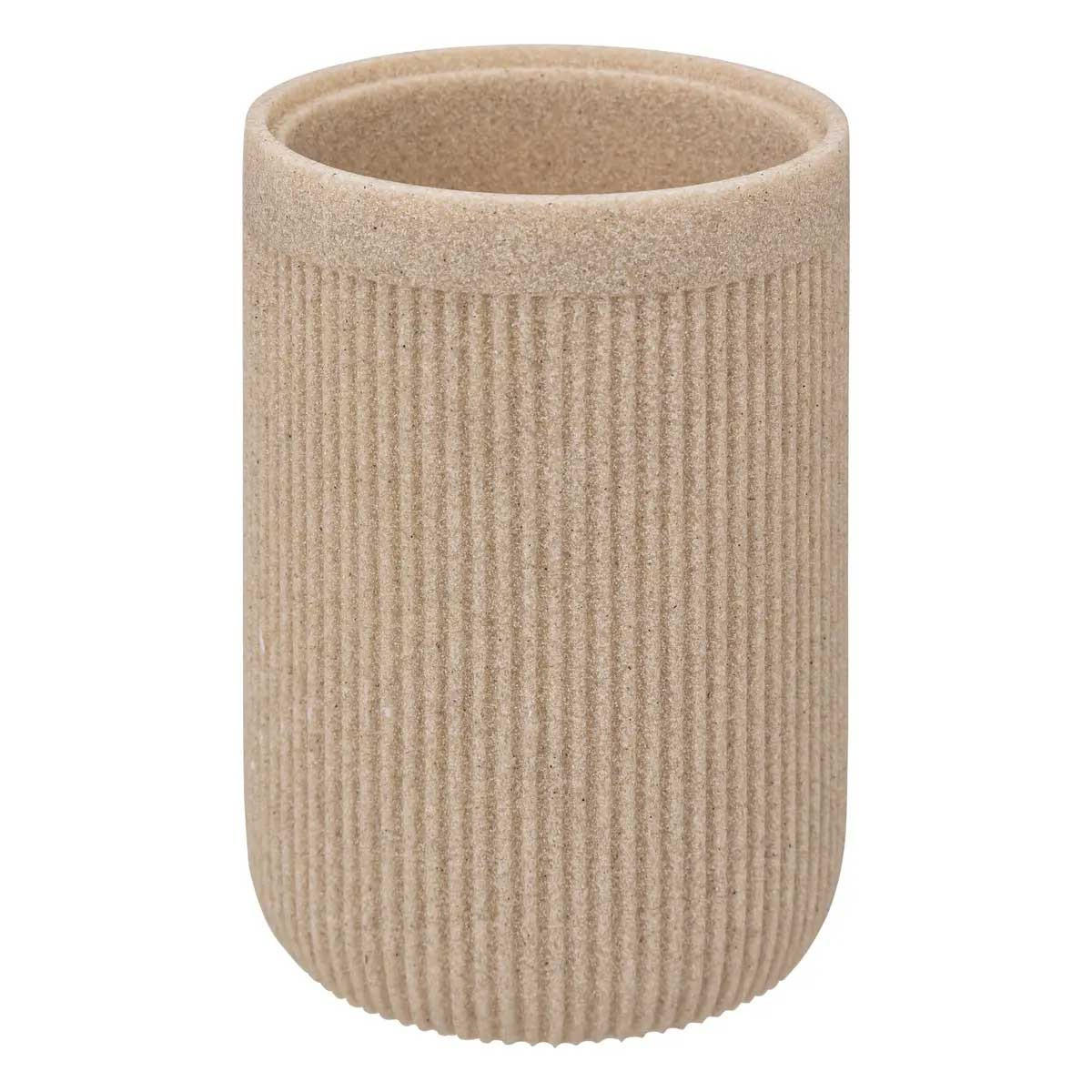 WC-BÜRSTE H Onyx 9,5/9,5/40,2 cm - Beige, Kunststoff (9.5/40.2/9.5cm) - 5five Simply Smart