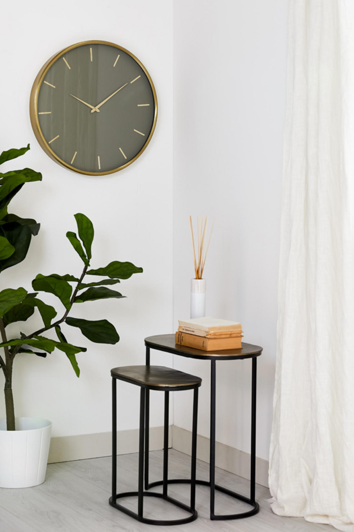 BEISTELLTISCH Bocov Bronze 53/26/53 cm 2er-Set - Bronzefarben, Metall (53/26/53cm) - Light & Living