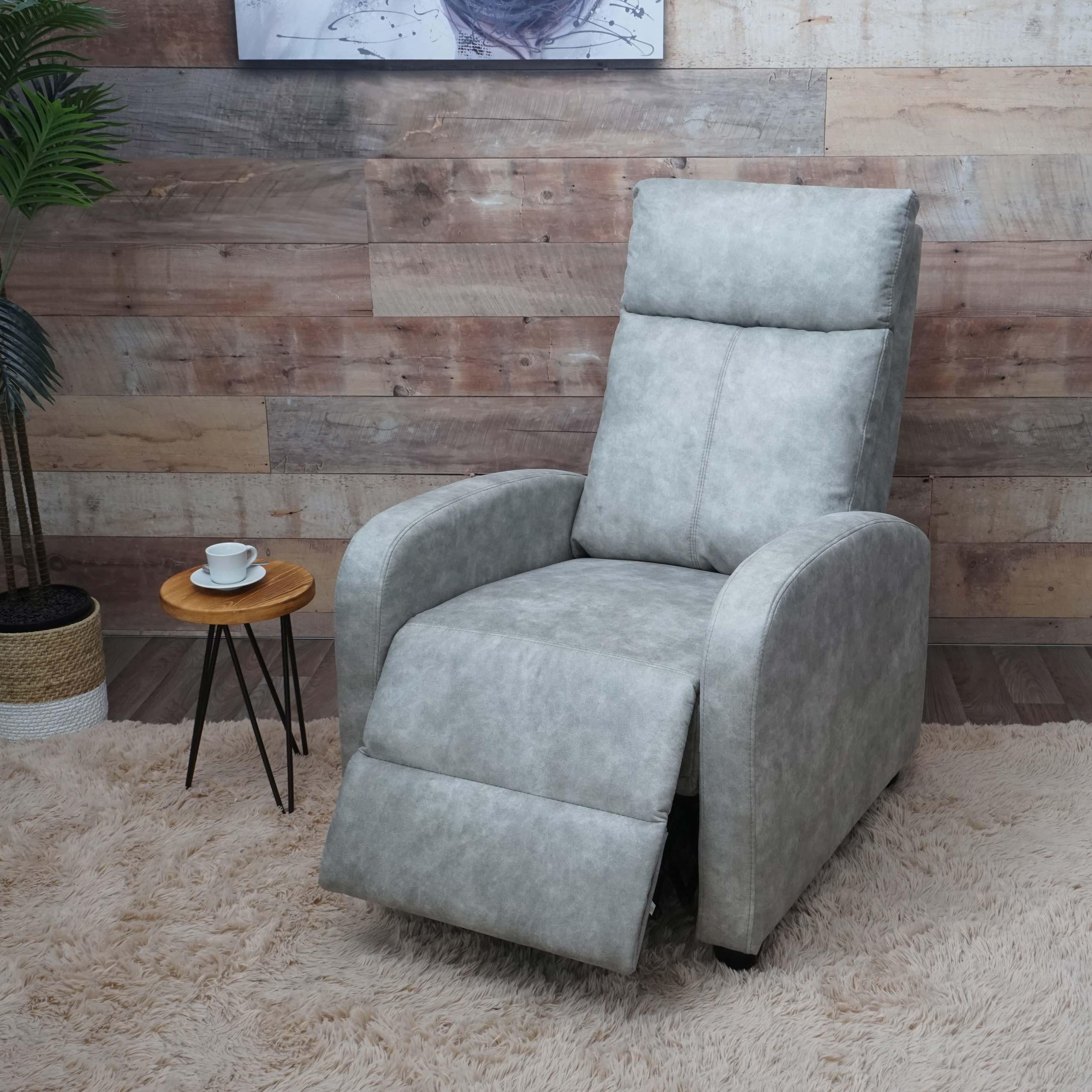 RELAXSESSEL Hellgrau - Hellgrau, Textil (67/102/90cm) - MCW