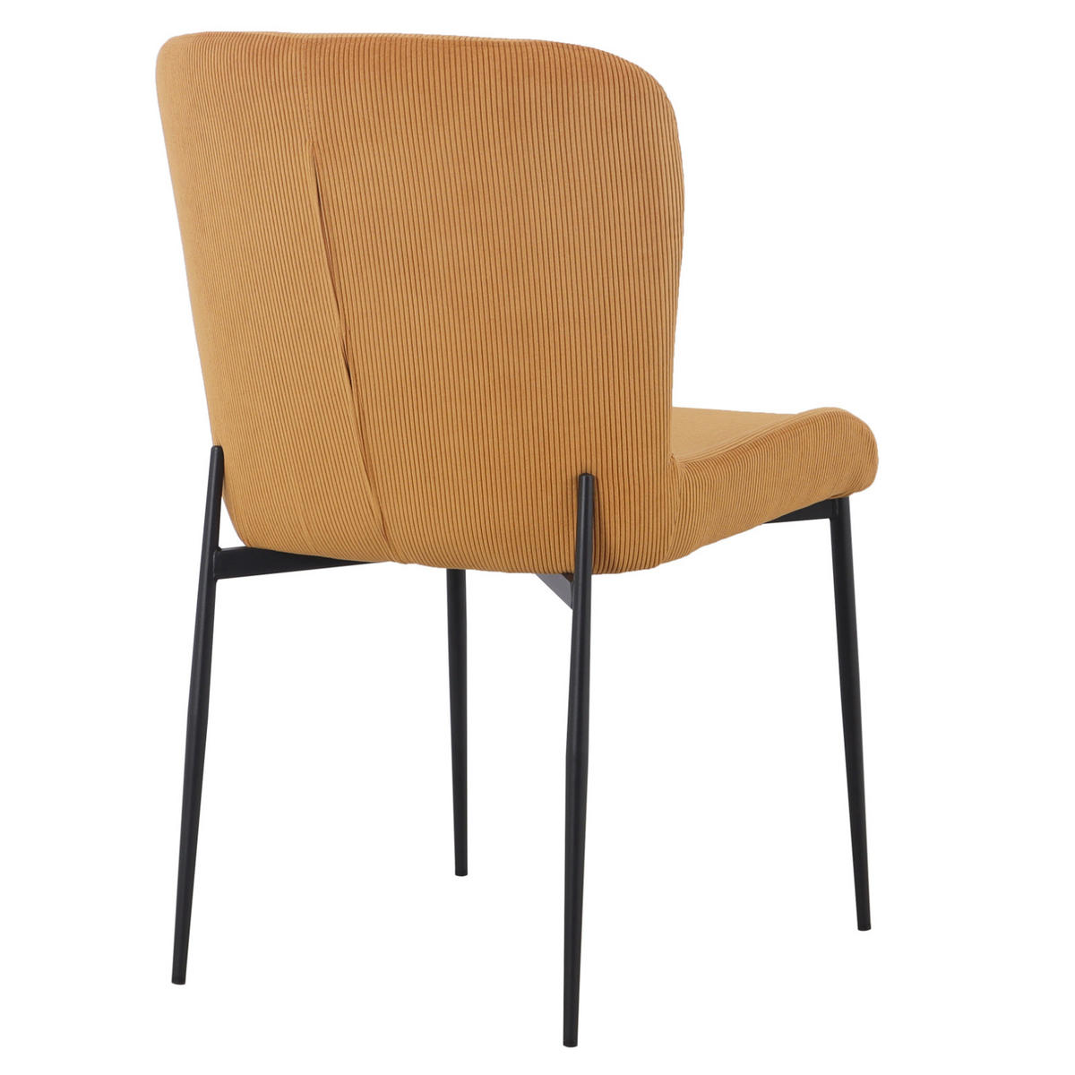 ESSZIMMERSTÜHLE 2er Set FREDDIE Senfgelb - Gelb, Textil (48/83/56cm) - SVITA
