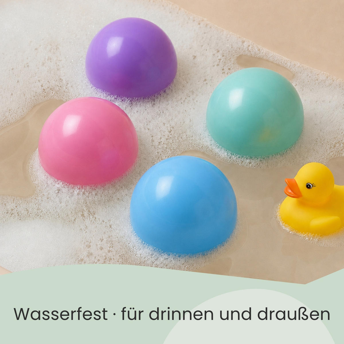 BÄLLEBAD-BÄLLE , 100 Stück, Ø6cm , Bunt - Multicolor, Kunststoff (6/6/6cm) - Littletom