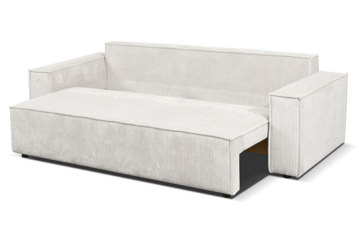 SOFA Passio III 250 x 105 cm, mit Schlaffunktion und Bettkasten, beige - Beige, Kunststoff (250/98/105cm) - Margaret Hadas24