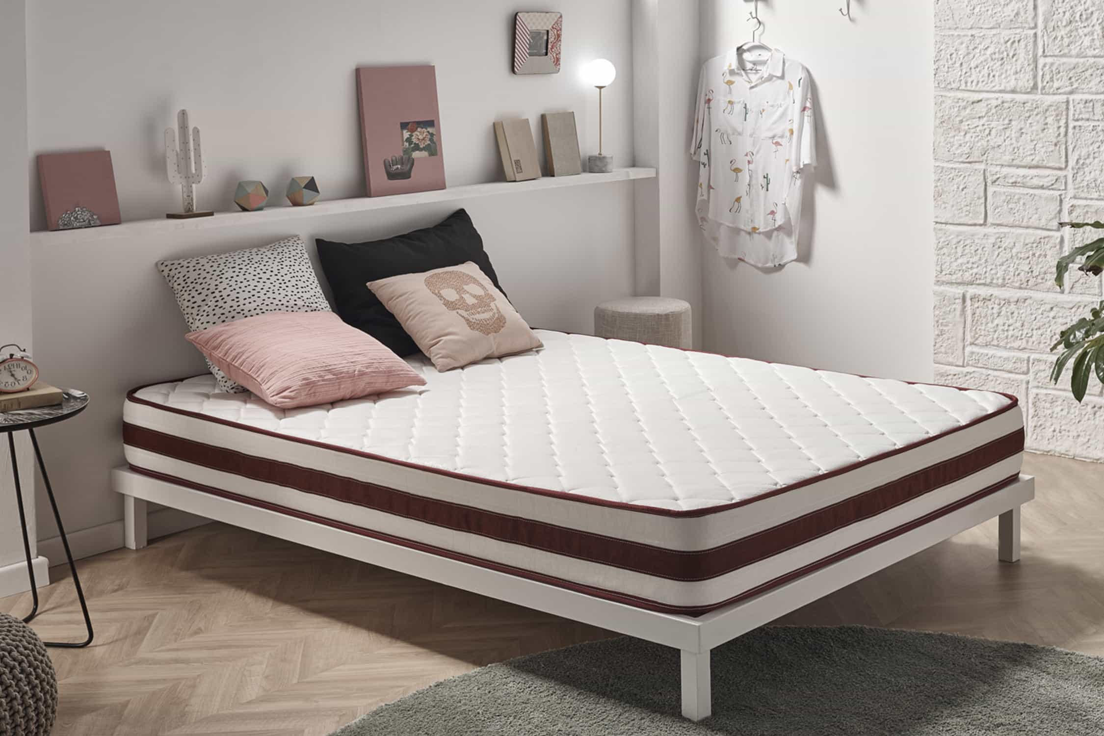 MATRATZE First Class Edition 21cm, 140x200cm - Weiß, Textil (140/200cm) - Moonia