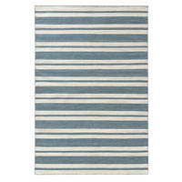 OUTDOORTEPPICH Rida Beige/Blau 120/170 cm - Blau/Beige, Kunststoff/Textil (120/170cm) - benuta