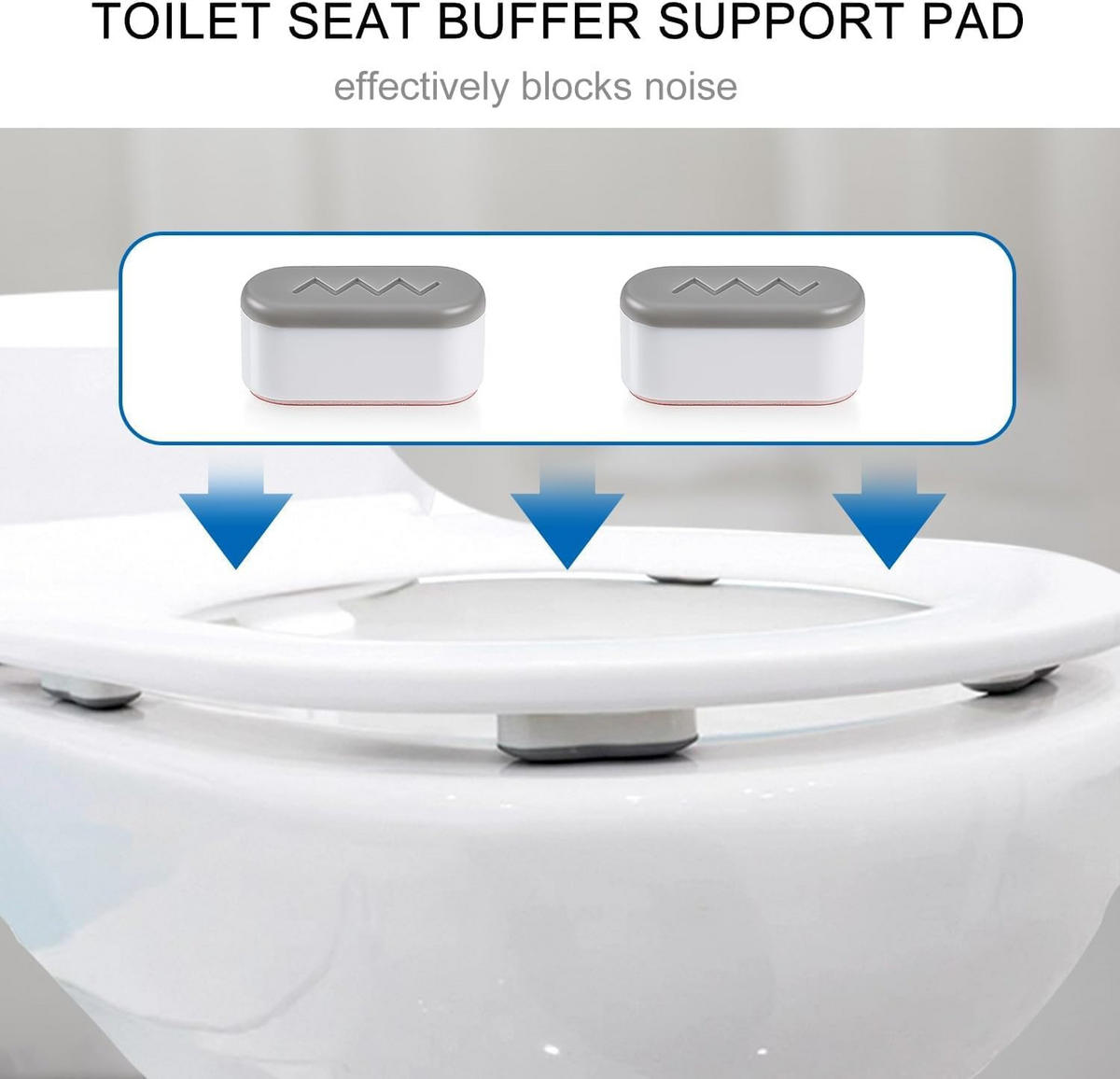 TOILETTENSITZERHÖHUNG,SILBERFARBEN,4.5/2/1.8CM,8ER-PACK - Silberfarben, Kunststoff (7/2/12cm)