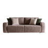 SOFA Alcamo Braun, Schlafsofa - Cappuccino, Holzwerkstoff/Textil (250/93/118cm) - Bettso