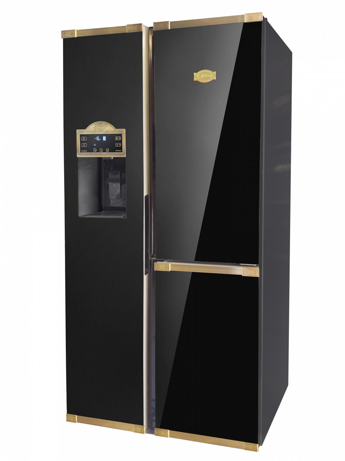 KÜHLSCHRANK KS 90300 AD, Schwarz, 91 cm breit, 538 L, NoFrost, 183 cm - Schwarz, Metall (91.1/183/69.3cm) - Kaiser Küchengeräte