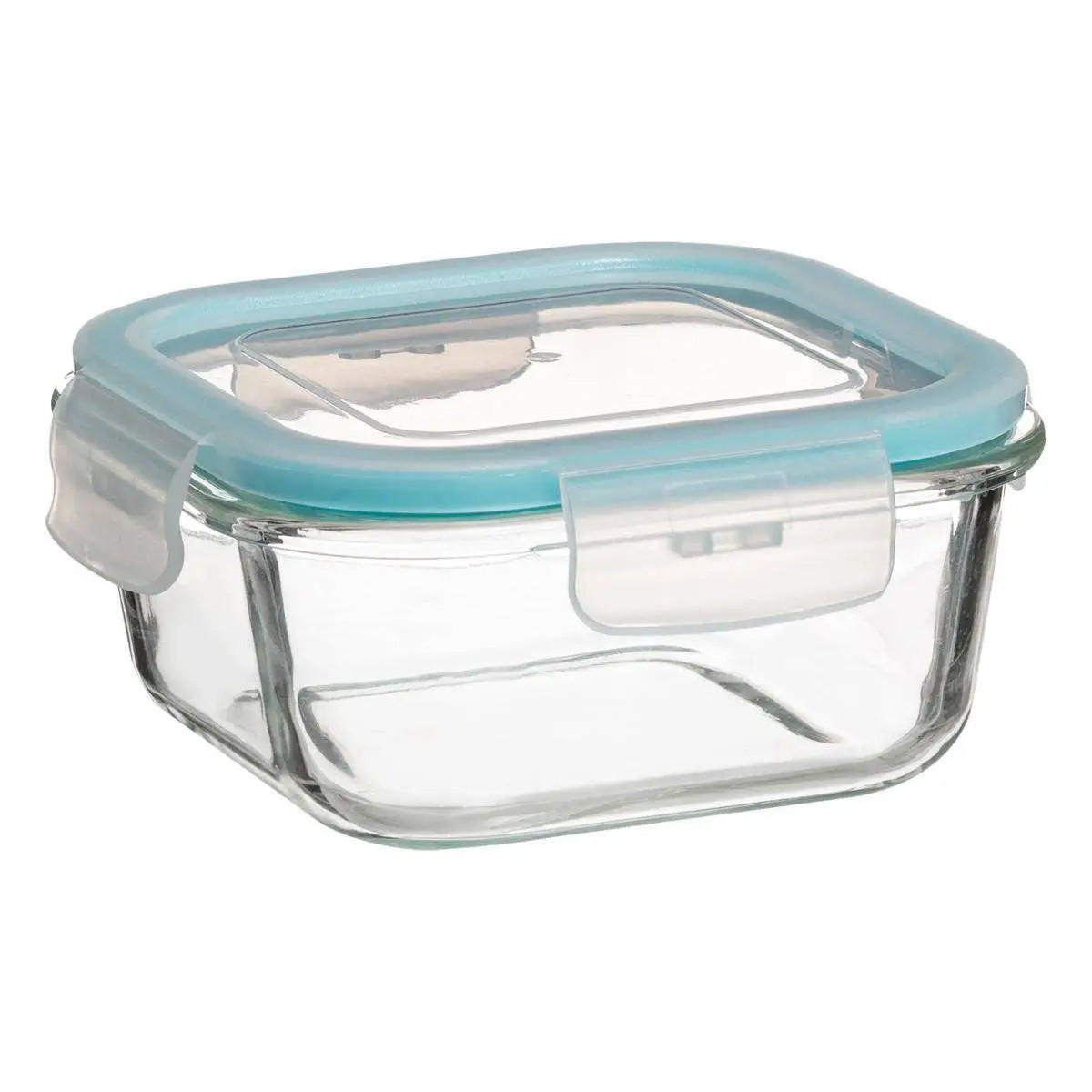 LEBENSMITTELAUFBEWAHRUNGSBEHÄLTER aus Glas 18,5/18,5/7,8 cm - Transparent, Glas (18.5/7.8/18.5cm) - 5five Simply Smart
