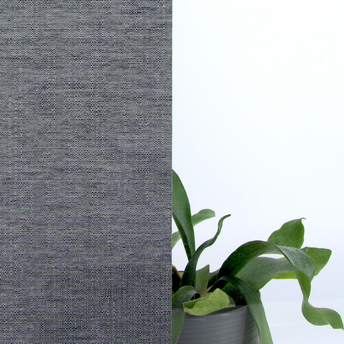 FENSTERFOLIE Textil 150x45 - Anthrazit/Schwarz, Kunststoff (45/1/150cm) - Art for the Home