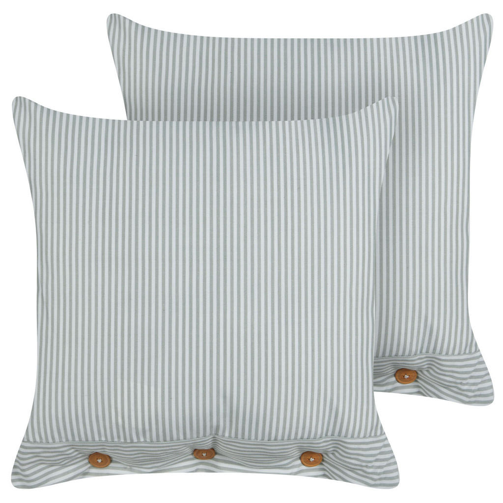 PERNĂ decorativă set de 2 verde mentă 45/45 cm Sebrine
