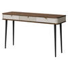 KONSOLENTISCH Marly RE15 - Kaschmir/Goldfarben, Holzwerkstoff/Metall (40/130/82cm) - MIRJAN24