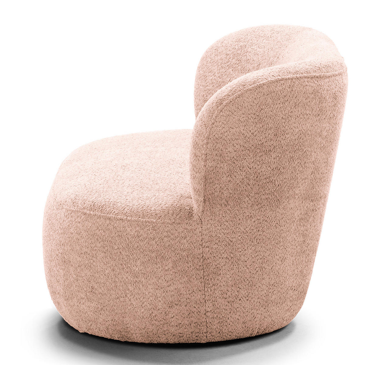 1,5-SITZER SOFA - Sandfarben/Schwarz, Kunststoff/Textil (134/75/84cm) - home24