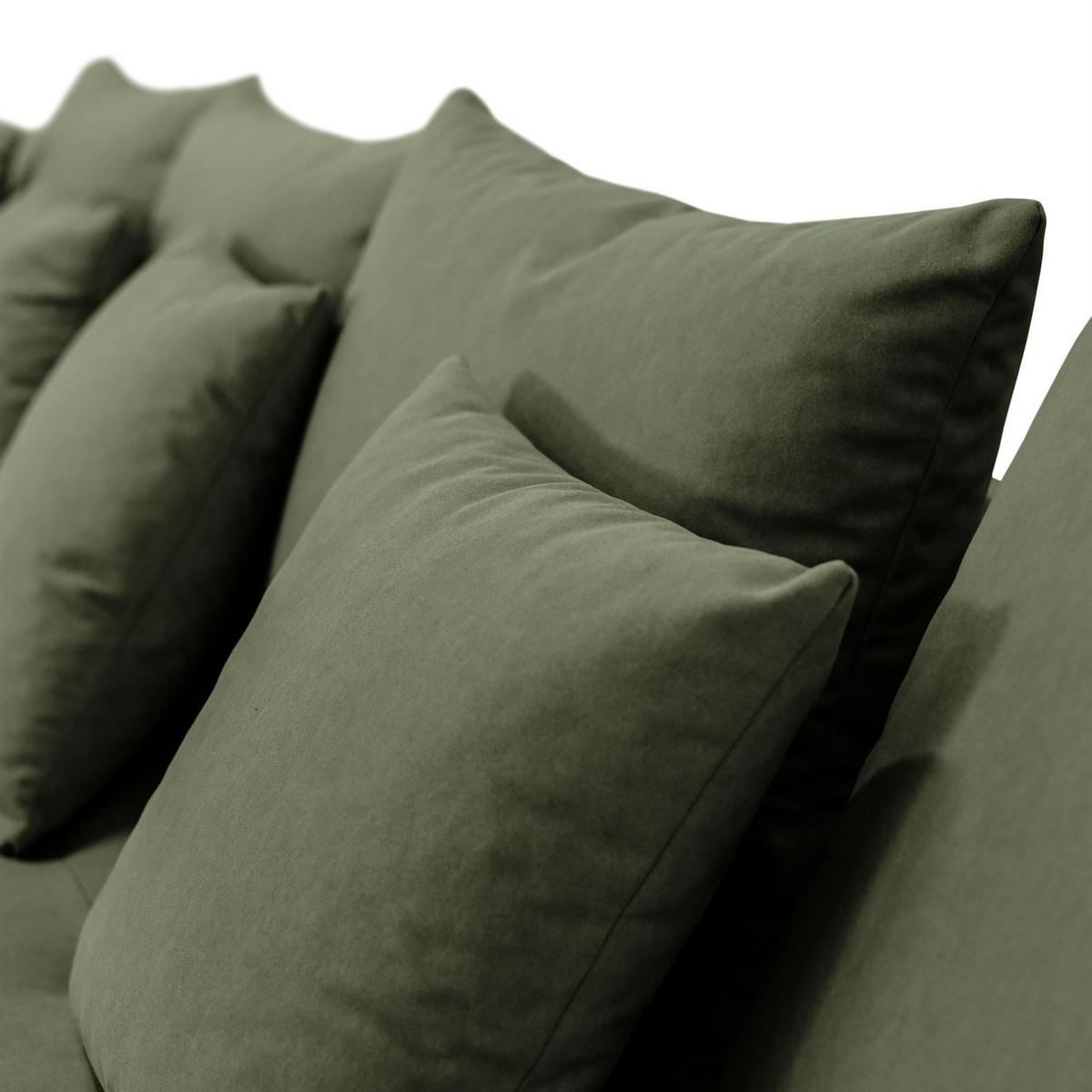 ECKSOFA APOLLO L mit Schlaffunktion und Bettkasten – linke Seite - Grün, Textil (246/188cm) - Lookway