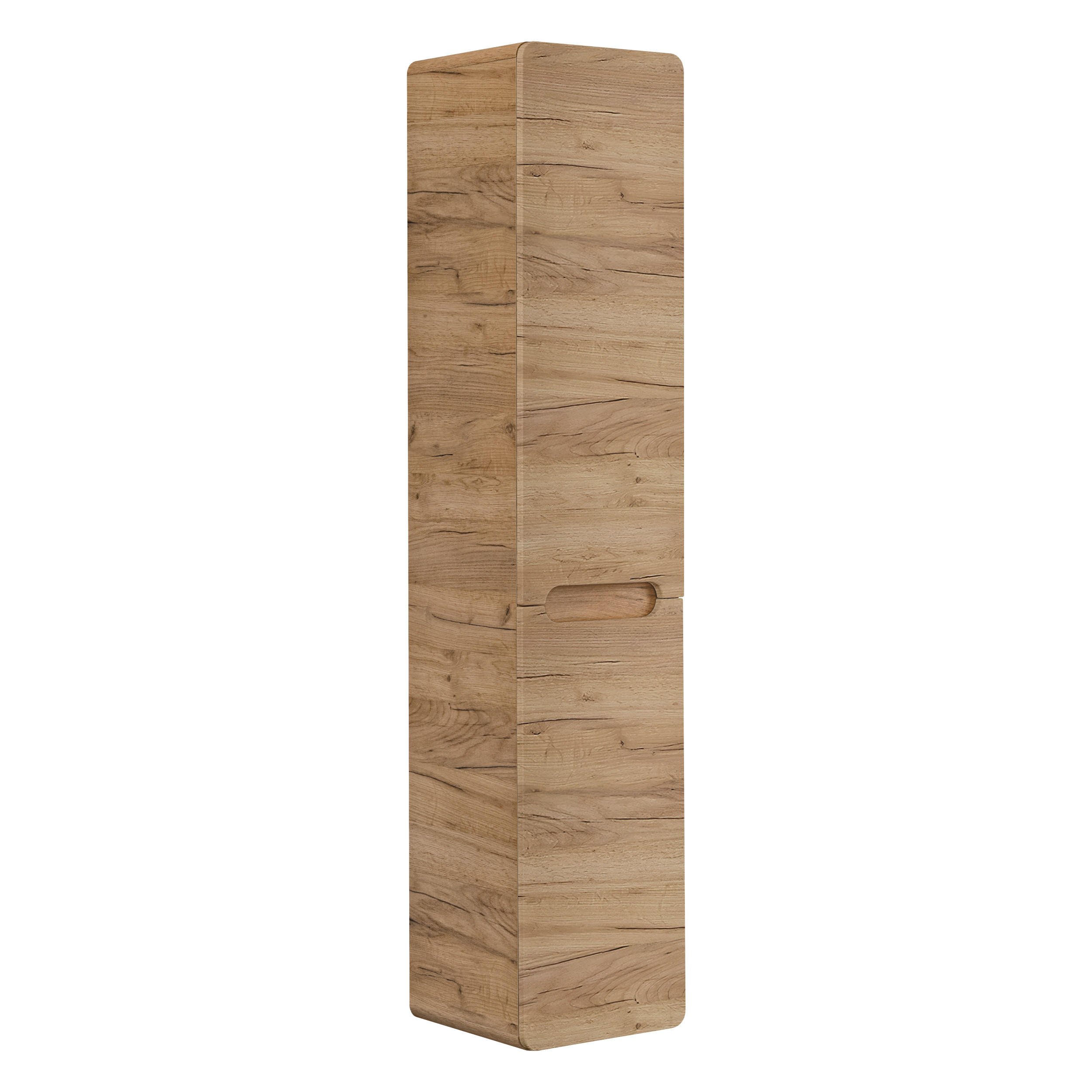 HOCHSCHRANK ARVIDA SZK1 Integrierter Wäschekorb Eiche - Eichefarben, Holzwerkstoff (35/170/35cm) - Komodee
