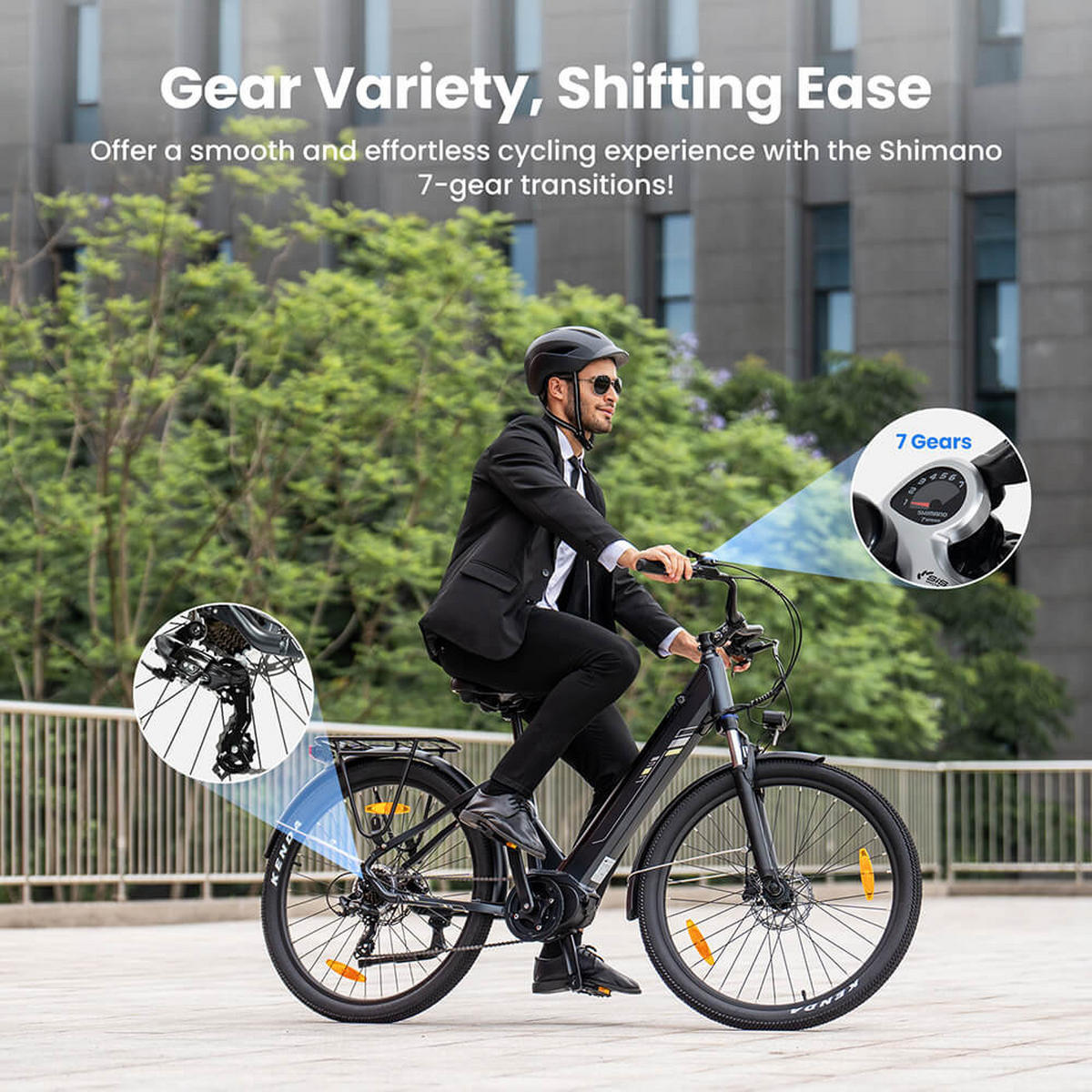 E-BIKE Touroll Urbano 3 – Leistungsstarker Mittelmotor für mühelose Fahrten - Grau, Metall (78cm) - Touroll