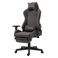GAMING-STUHL grau/rot - Grau, Metall (70/131/72cm) - ML-DESIGN