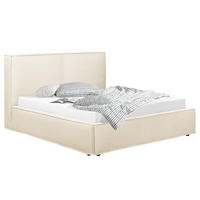 POLSTERBETT - Creme, Textil (180/200cm) - home24