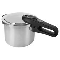 SCHNELLKOCHTOPF Wind mit Automatikverschluss silber - Silberfarben, Metall (6L) - Orion 