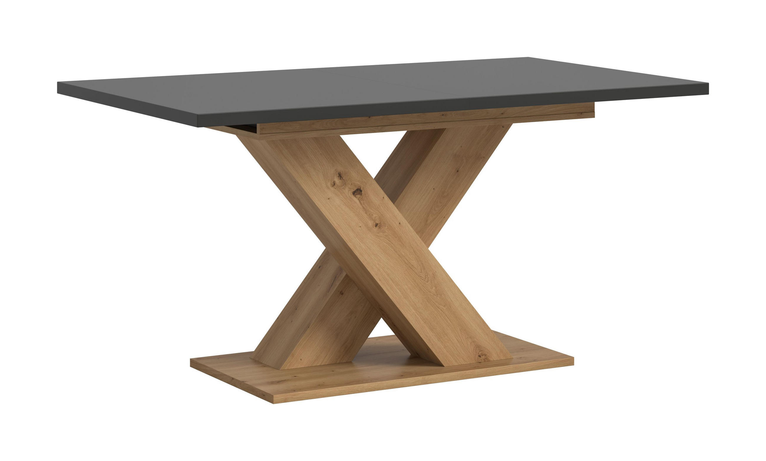 ESSTISCH MOTION (B/H/T: ca. 150/76/90 cm) in Artisan Oak Nachbildung/grau - Eiche Artisan, Holzwerkstoff (90/150/76cm)