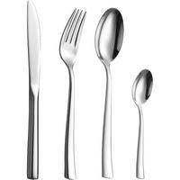 BESTECKSET 24-teiliges Set für 6 Personen Silber - Silberfarben, Metall