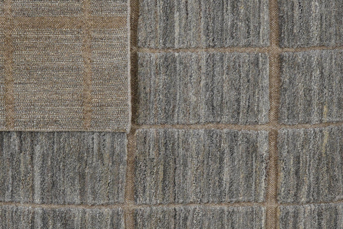 GABBEH-TEPPICH handgeknüpft Grau 185/158 cm Schurwolle - Grau, Textil (158/185cm) - Looma