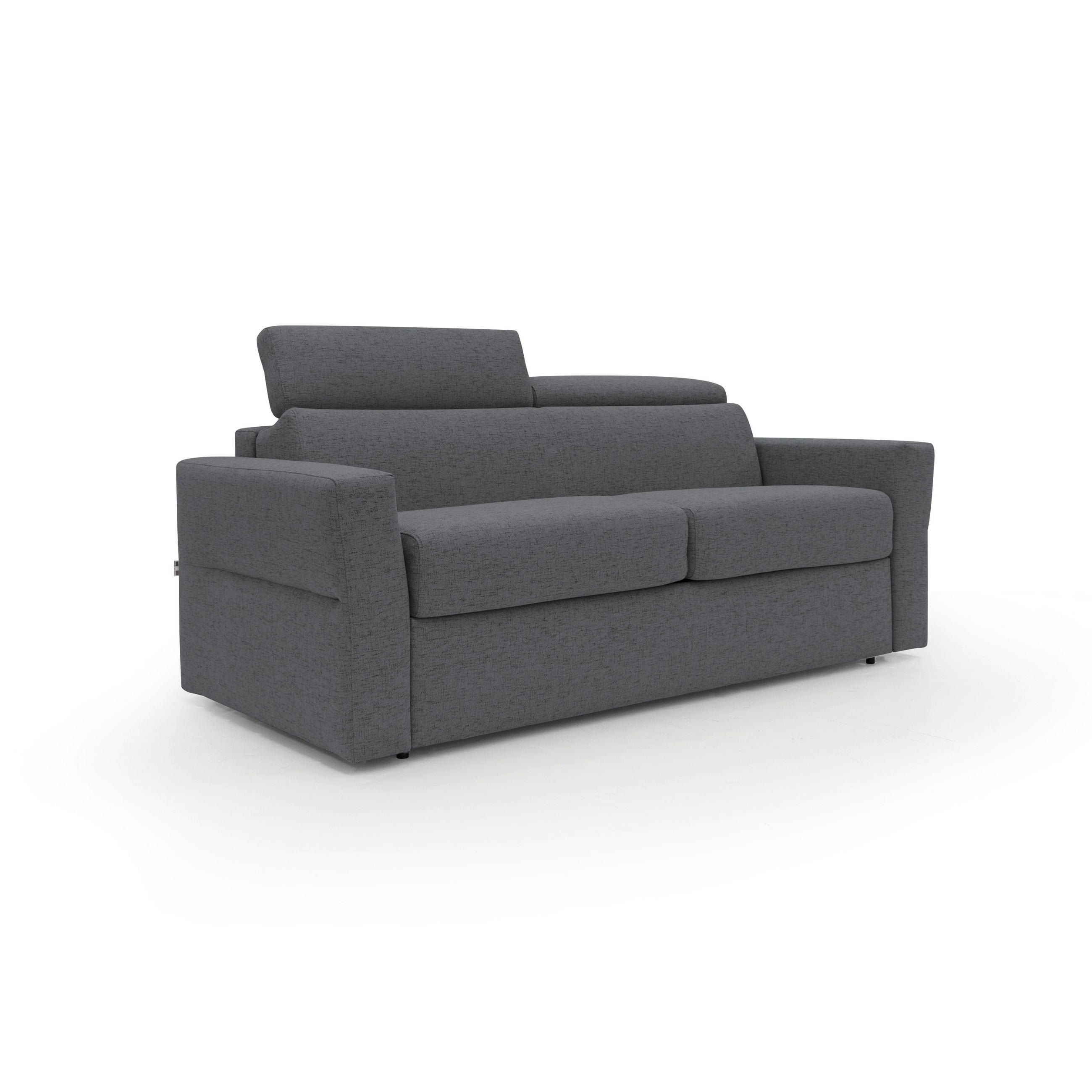 SCHLAFSOFA Avalon - Anthrazit, Textil (200/100/95cm) - Divani.store