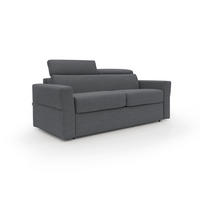 SCHLAFSOFA Avalon - Anthrazit, Textil (220/100/95cm) - Divani.store