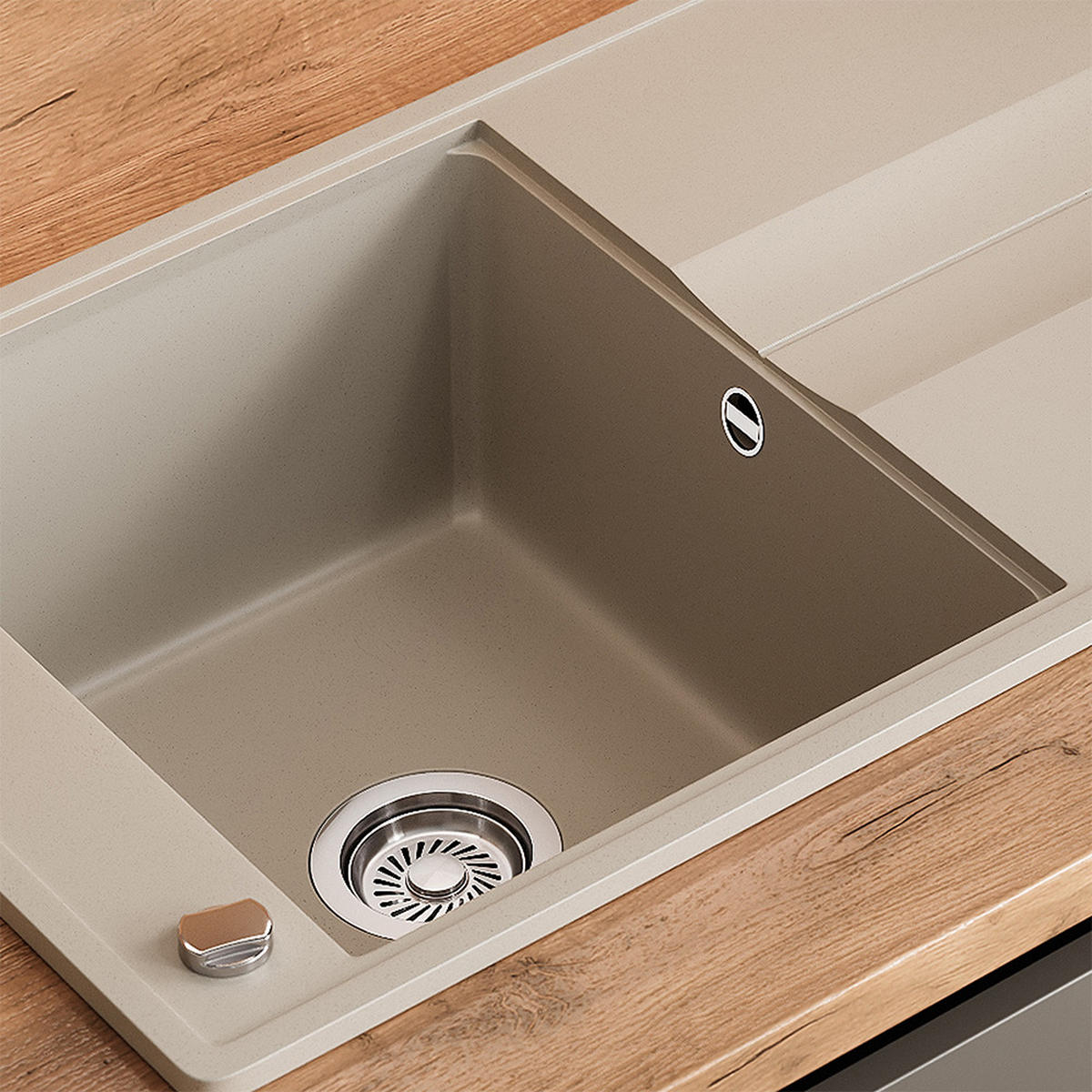 UMYVADLO Kyoto Béžová - béžová, keramika (78/20/50cm) - Bergstroem