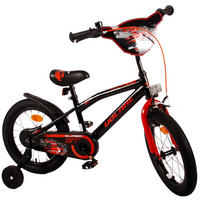 KINDERFAHRRAD Super GT - Jungen - 16 Zoll - Rücktritt + Handbremse - Rot - Rot, Metall (45cm) - TPFSports